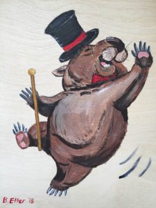 dancing wombat