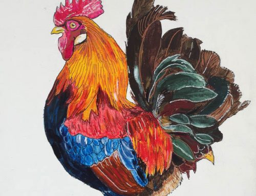 SOLD!!!! on Bluethumb- Fowl Play! off to Melbourne